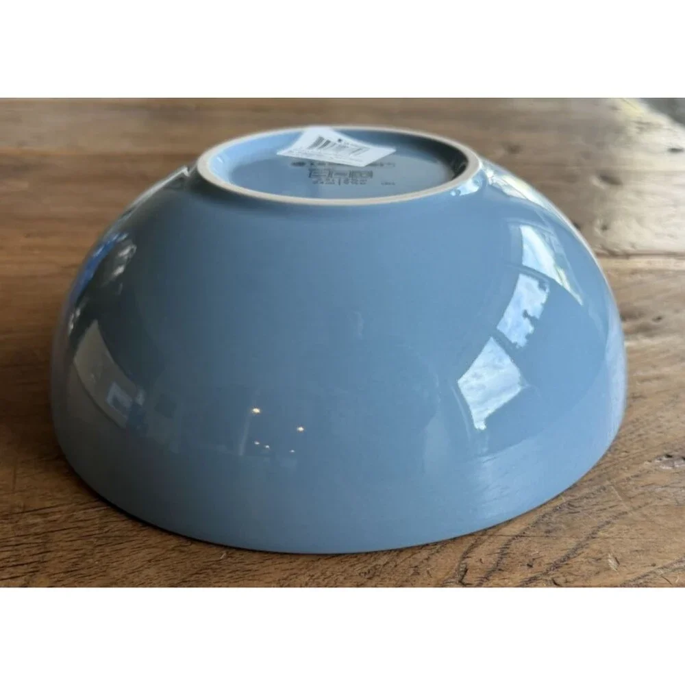 Le Creuset Stoneware Vancouver Serving Bowl 24 cm 2.2 L Chambray Blue NEW